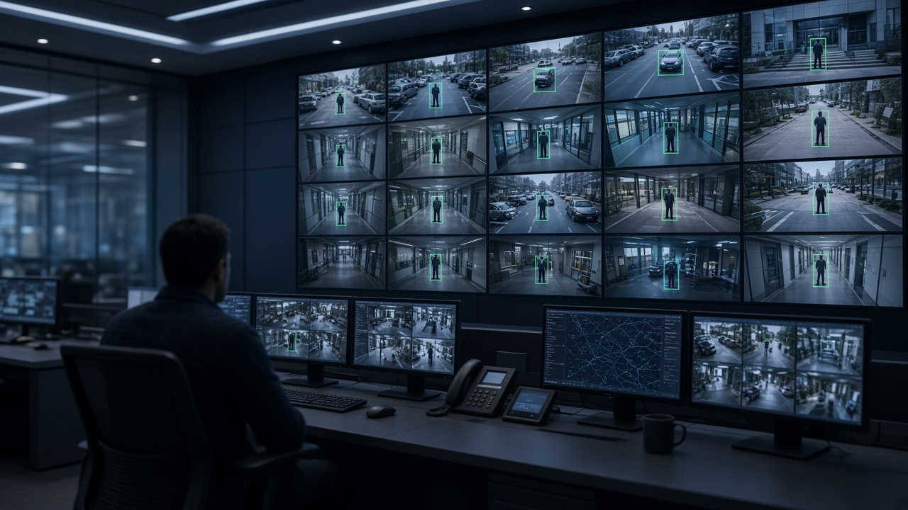 Video analytics control room overview