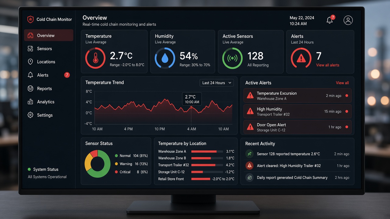 Multi-tenant IoT operations dashboard