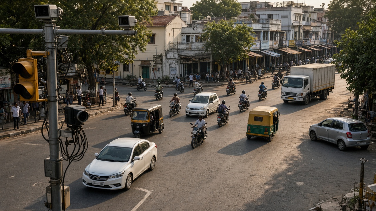 Urban traffic junction cameras