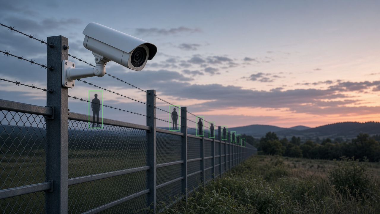 CCTV with video analytics for AI surveillance