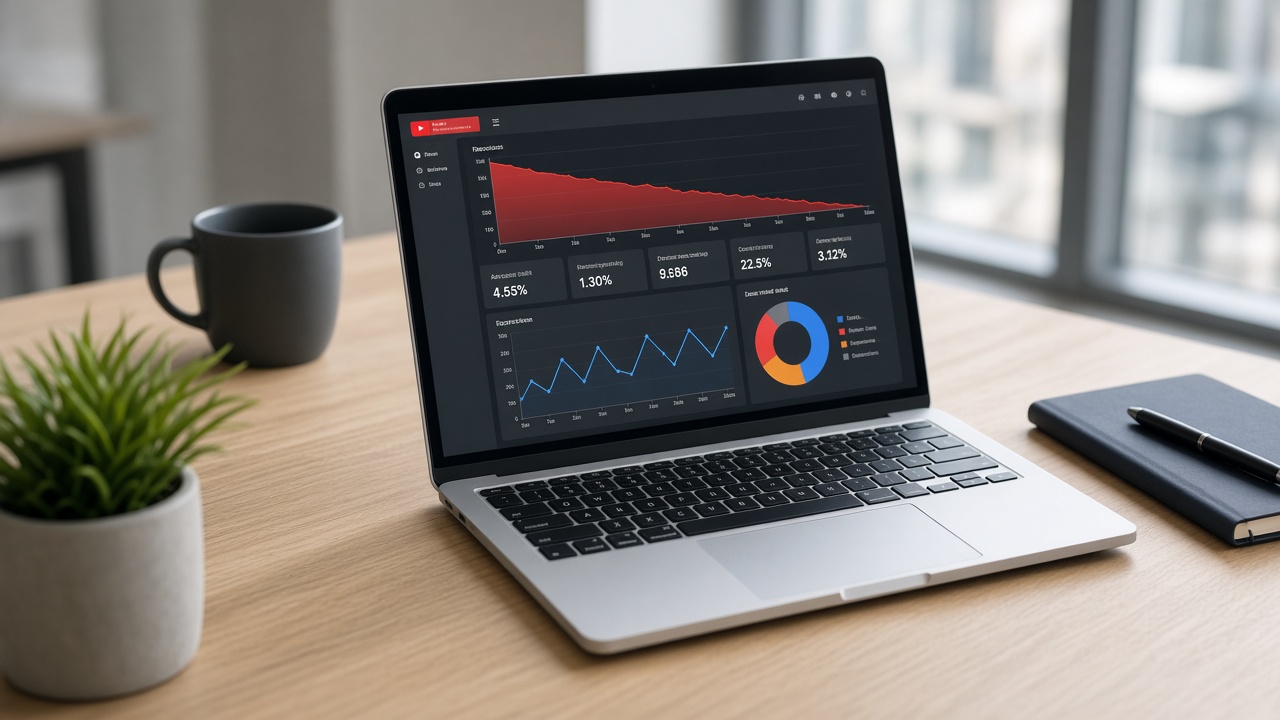 Creator dashboard style analytics for online video performance