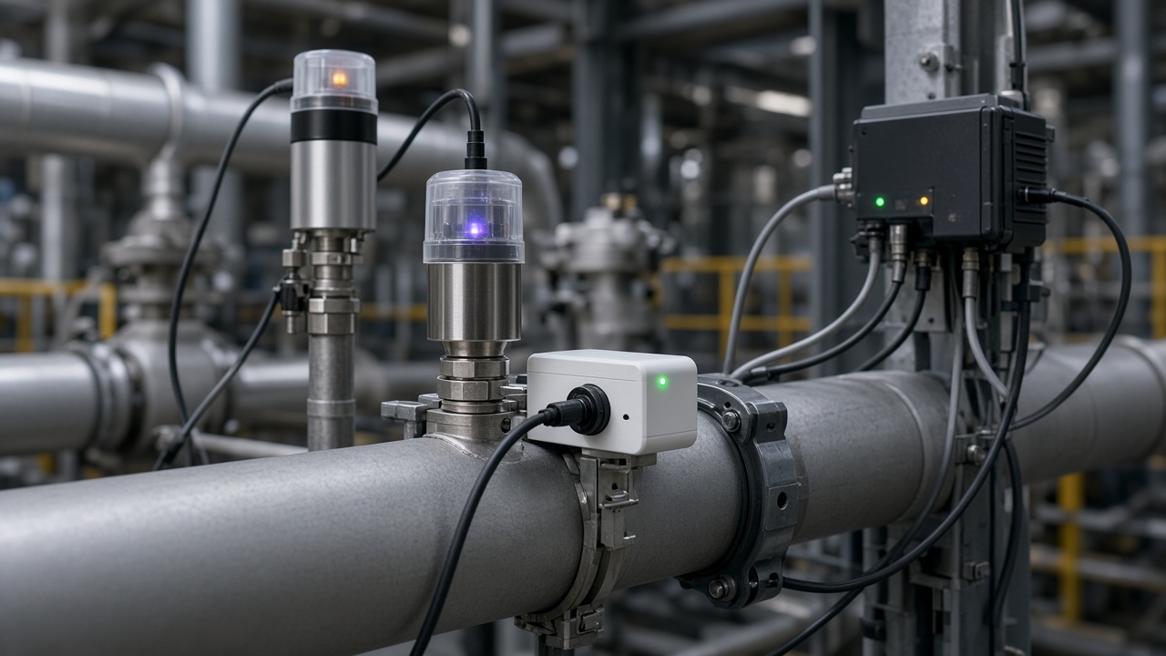 Industrial IoT monitoring with sensors and video analytics